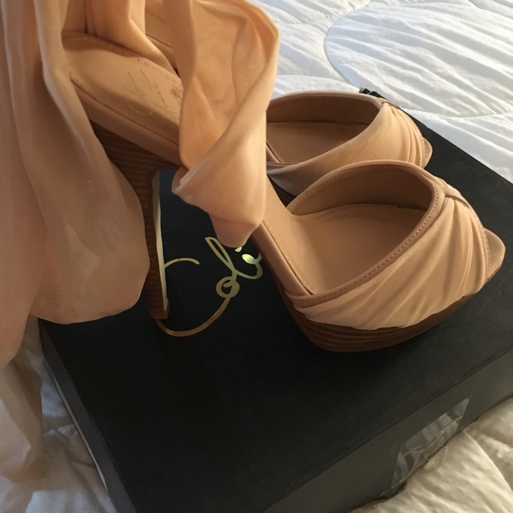 Colin Stuart mesh nude sexy tie up heels
